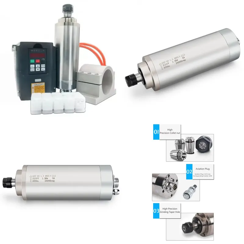 Cnc Spindle Motor - 2026 HOT Yuvarlak Tip 65mm 80mm