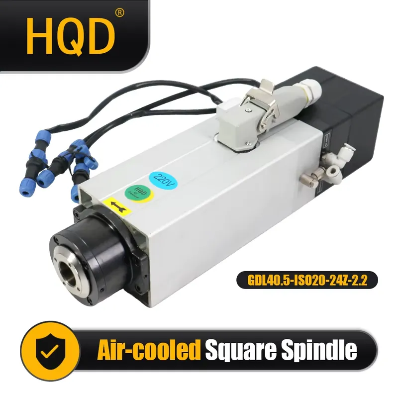 Cnc Spindle Motor - Polonya, HQD GDL40.5-ISO20-24Z-2.2 220V 24000RPM ATC