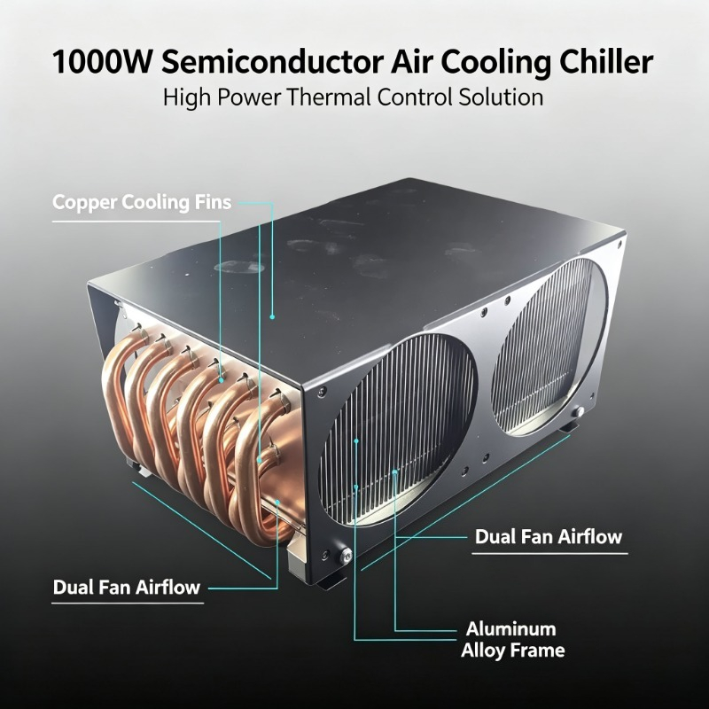 Laser Industrial Chiller - 1000W Yarı İletken Peltier Hava Soğutucu,