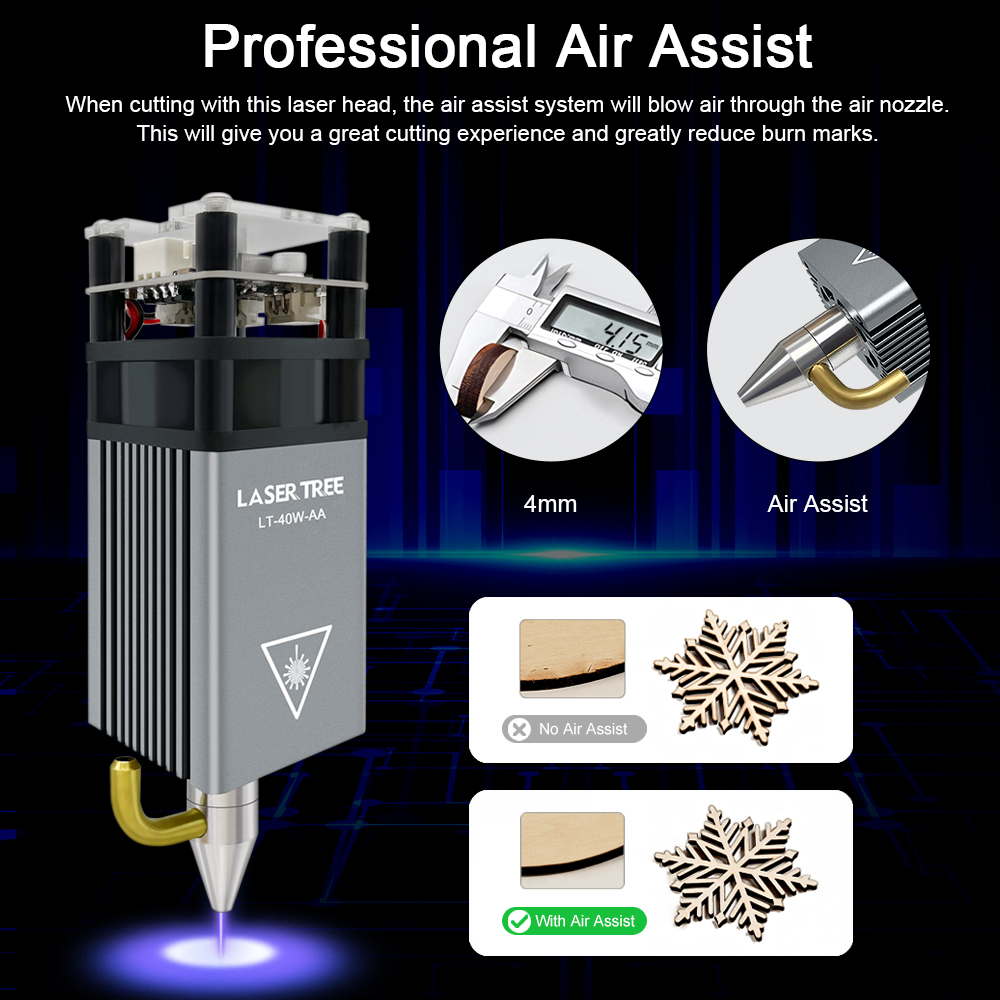 LAZER AĞACI 5 W Hava Yardımı M - Industrial Laser Engraver incelemesi ve fiyatı