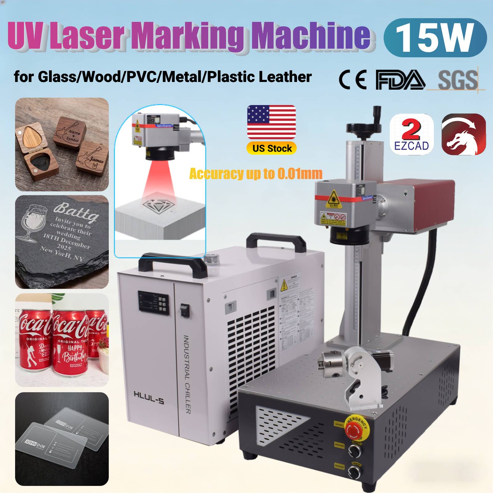 15W CRS UV Lazer Markalama Mak - Laser Marking Machine incelemesi ve fiyatı