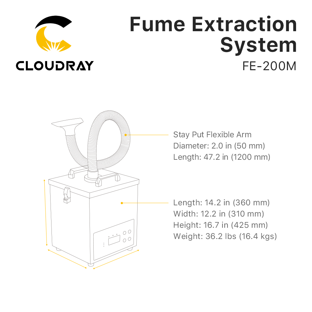 Cloudray FE-200M Hafif Hizmet  - Laser Marking Machine incelemesi ve fiyatı